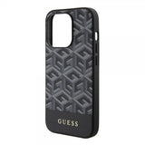 Guess iPhone 15 Pro Skal G Cube MagSafe Svart