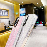 iPhone 15 Pro Skal Glitter MagSafe Blå