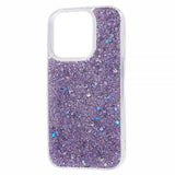 iPhone 15 Pro Skal Glitterpaljetter Lila