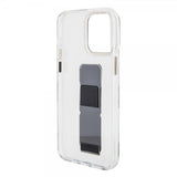 Guess iPhone 15 Pro Skal Grip Stand Clear Transparent