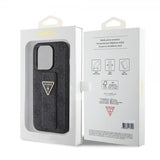 Guess iPhone 15 Pro Skal Grip Stand Function Svart