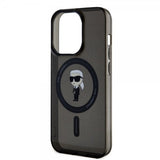 Karl Lagerfeld iPhone 15 Pro Skal Ikonik MagSafe Svart