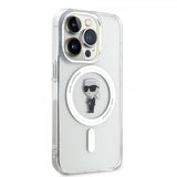 Karl Lagerfeld iPhone 15 Pro Skal Ikonik MagSafe Transparent