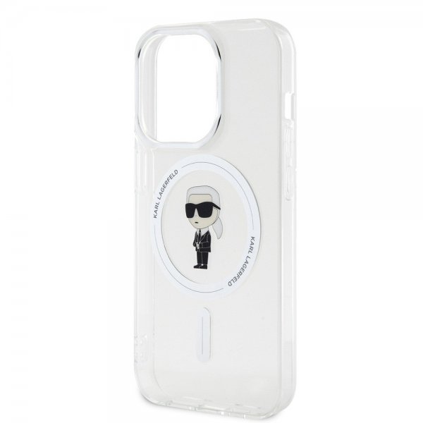 Karl Lagerfeld iPhone 15 Pro Skal Ikonik MagSafe Transparent