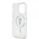 Karl Lagerfeld iPhone 15 Pro Skal Ikonik MagSafe Transparent