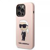 Karl Lagerfeld iPhone 15 Pro Skal Ikonik NFT Rosa