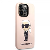 Karl Lagerfeld iPhone 15 Pro Skal Ikonik NFT Rosa