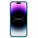Mercury iPhone 15 Pro Skal Jelly Glitter Cyan