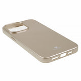 Mercury iPhone 15 Pro Skal Jelly Glitter Guld