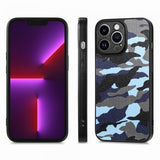 iPhone 15 Pro Skal Kamouflage Blå