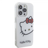 Hello Kitty iPhone 15 Pro Skal Kitty Logo Vit