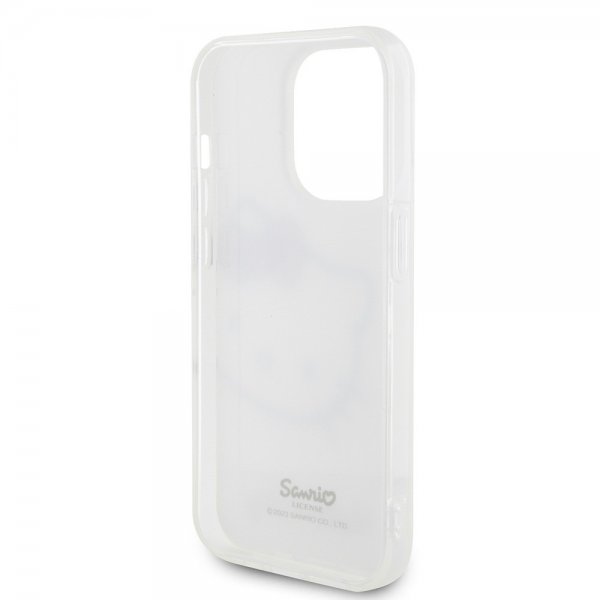 Hello Kitty iPhone 15 Pro Skal Kitty Logo Vit