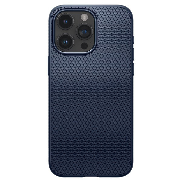 Spigen iPhone 15 Pro Skal Liquid Air Navy Blue