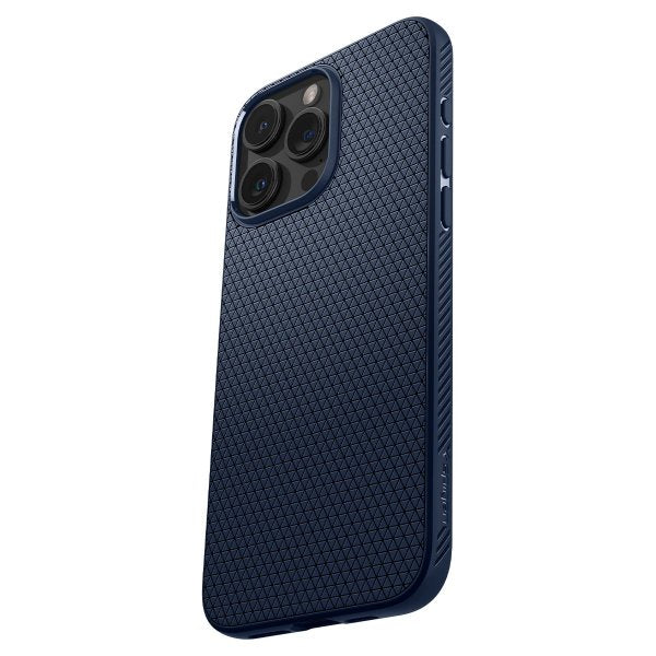 Spigen iPhone 15 Pro Skal Liquid Air Navy Blue