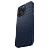 Spigen iPhone 15 Pro Skal Liquid Air Navy Blue