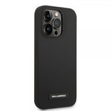 Karl Lagerfeld iPhone 15 Pro Skal Liquid Silicone MagSafe Svart