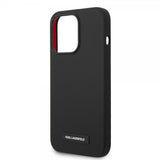 Karl Lagerfeld iPhone 15 Pro Skal Liquid Silicone MagSafe Svart