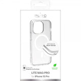 Puro iPhone 15 Pro Skal LITE MAG PRO Transparent