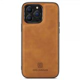 Dg.Ming iPhone 15 Pro Skal M1 Series Löstagbar Korthållare Brun