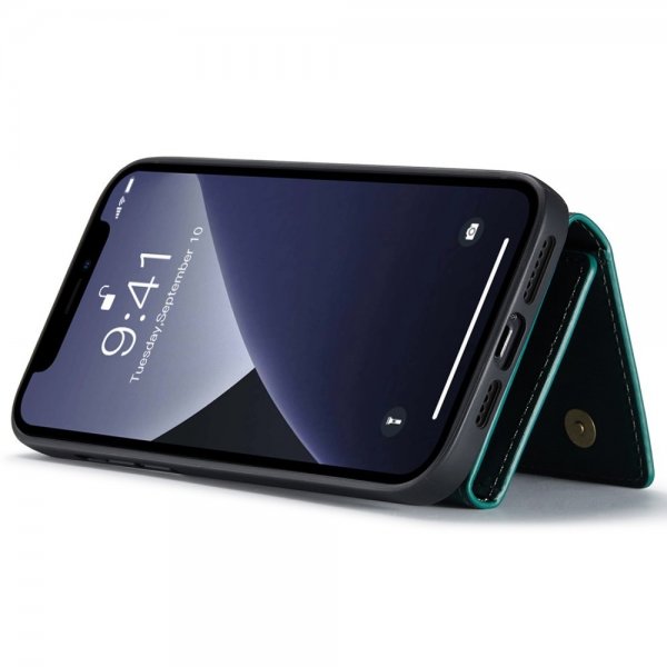 Dg.Ming iPhone 15 Pro Skal M1 Series Löstagbar Korthållare Grön