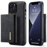 Dg.Ming iPhone 15 Pro Skal M1 Series Löstagbar Korthållare Svart