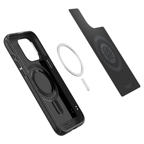 Spigen iPhone 15 Pro Skal Mag Armor MagFit Matte Black