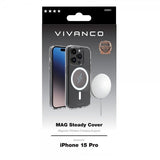 Vivanco iPhone 15 Pro Skal Mag Steady Transparent
