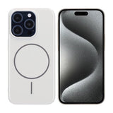 iPhone 15 Pro Skal TPU MagSafe Blank Vit