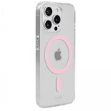 holdit iPhone 15 Pro Skal MagSafe Case Rosa Transparent