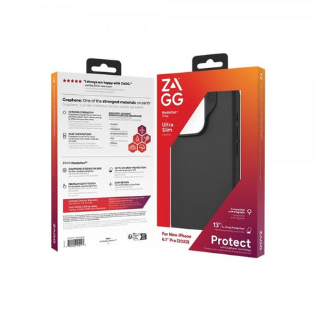 ZAGG iPhone 15 Pro Skal Manhattan Snap Svart