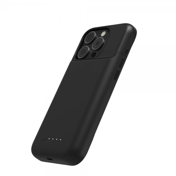 Mophie iPhone 15 Pro Skal med inbyggd Powerbank Juice Pack Svart