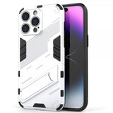 iPhone 15 Pro Skal med Stativ Vit