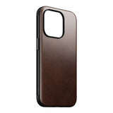 Nomad iPhone 15 Pro Skal Modern Leather Case Horween Rustic Brown