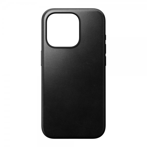 Nomad iPhone 15 Pro Skal Modern Leather Case Horween Svart