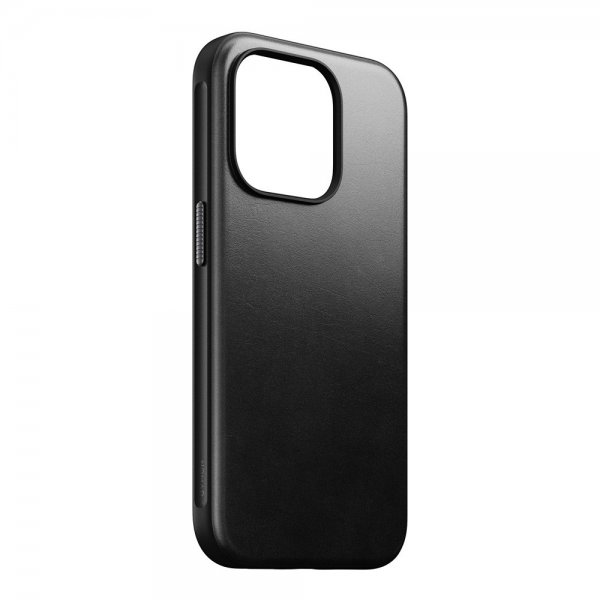 Nomad iPhone 15 Pro Skal Modern Leather Case Horween Svart
