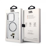 Karl Lagerfeld iPhone 15 Pro Skal NFT Karl & Choupette Transparent