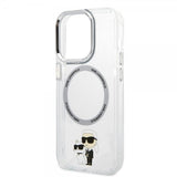 Karl Lagerfeld iPhone 15 Pro Skal NFT Karl & Choupette Transparent