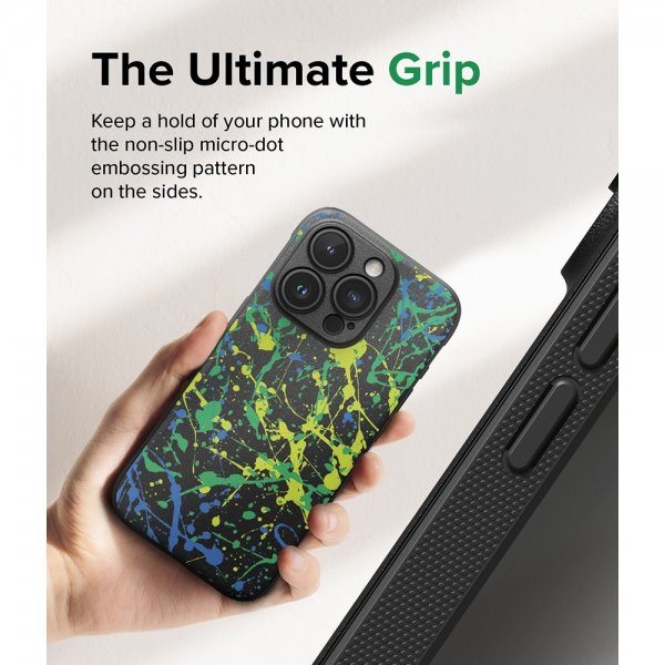 Ringke iPhone 15 Pro Skal Onyx Design Action Painting