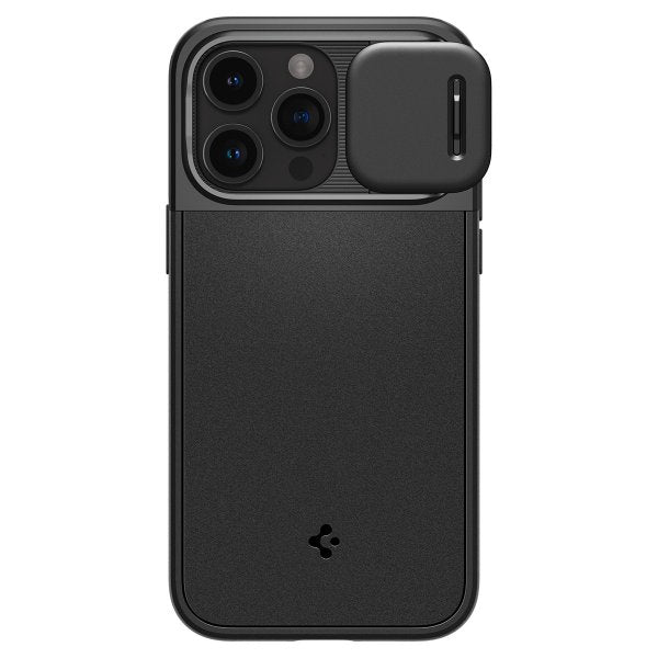 Spigen iPhone 15 Pro Skal Optik Armor MagFit Svart