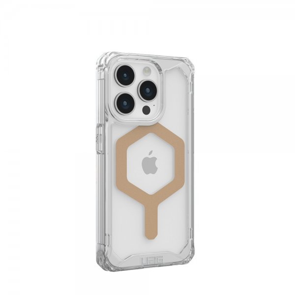 Urban Armor Gear (UAG) iPhone 15 Pro Skal Plyo MagSafe Ice Guld