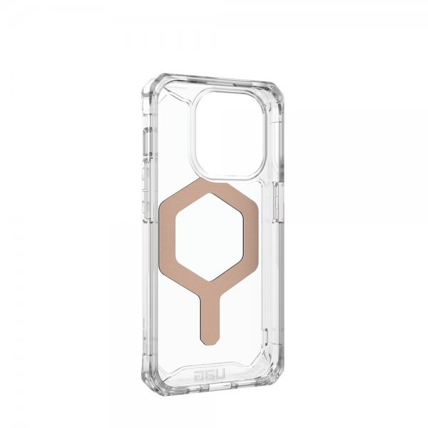 Urban Armor Gear (UAG) iPhone 15 Pro Skal Plyo MagSafe Ice Rose Gold