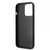 Karl Lagerfeld iPhone 15 Pro Skal Quilted Nylon Puffy Case Logo Plate Svart