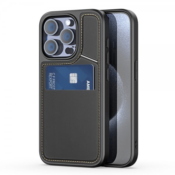 Dux Ducis iPhone 15 Pro Skal Rafi II Series MagSafe Svart
