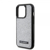 Karl Lagerfeld iPhone 15 Pro Skal Rhinestone Silver