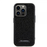 Karl Lagerfeld iPhone 15 Pro Skal Rhinestone Svart
