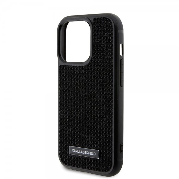 Karl Lagerfeld iPhone 15 Pro Skal Rhinestone Svart