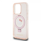 Hello Kitty iPhone 15 Pro Skal Ring Stand MagSafe Rosa