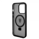 Ferrari iPhone 15 Pro Skal Ring Stand MagSafe Svart