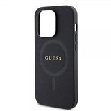 Guess iPhone 15 Pro Skal Saffiano MagSafe Svart