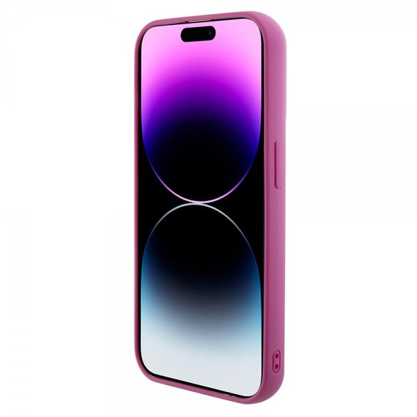 Guess iPhone 15 Pro Skal Sequin Fuschia